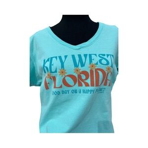 Women's Aqua Graphic Tee